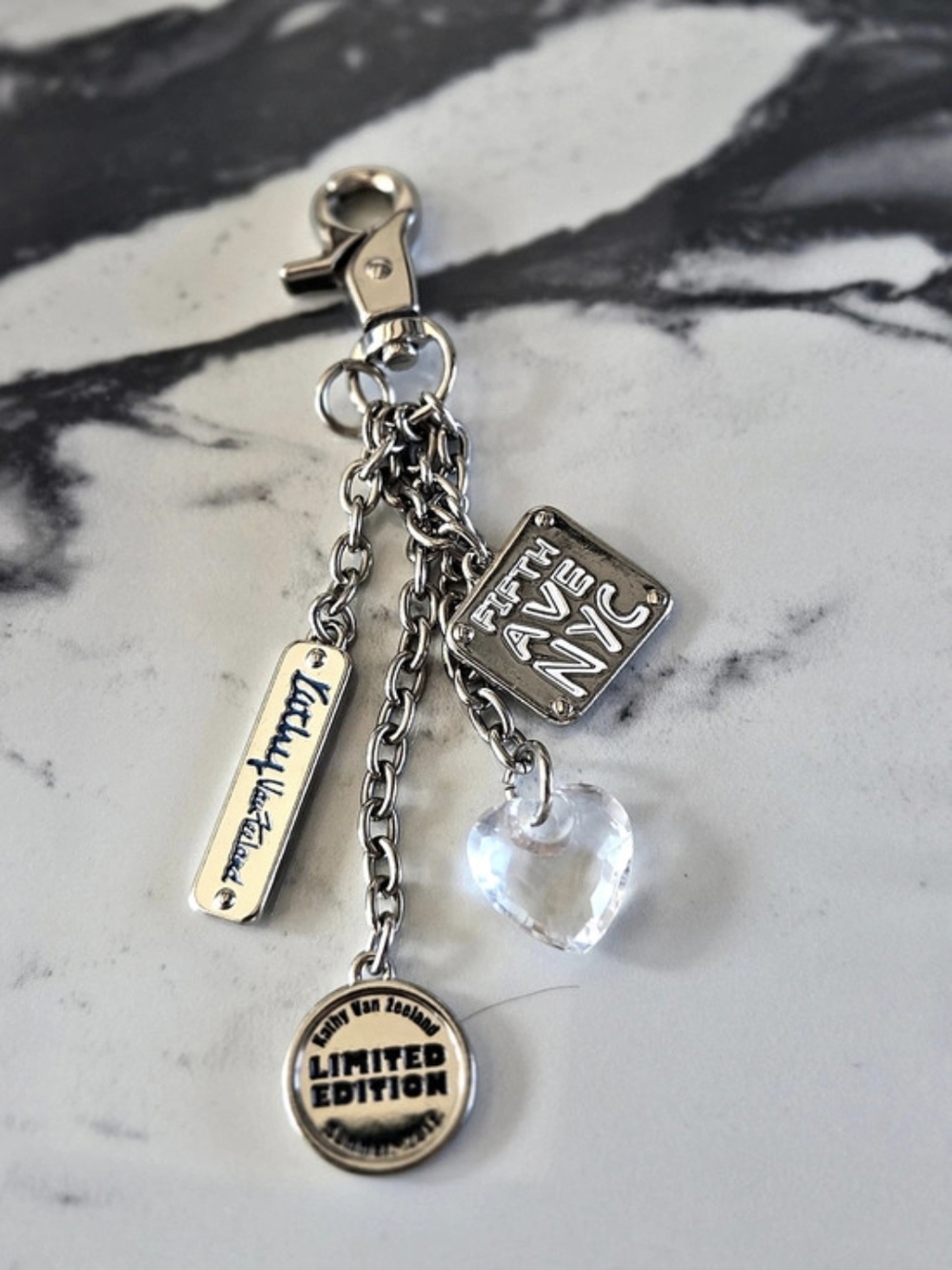 Kathy Van Zeeland Fifth Ave NYC Limited Edition Charm Keychain Bag Charm